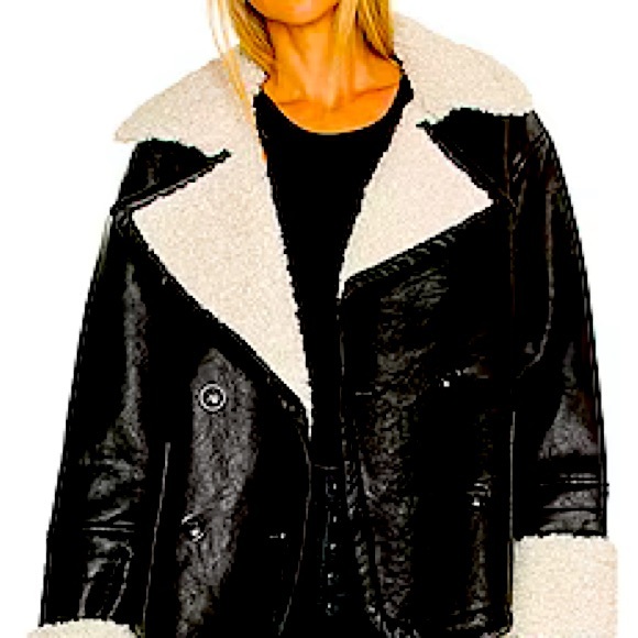 Free People Kaja Vegan Bonded Peacoat - Picture 2 of 16